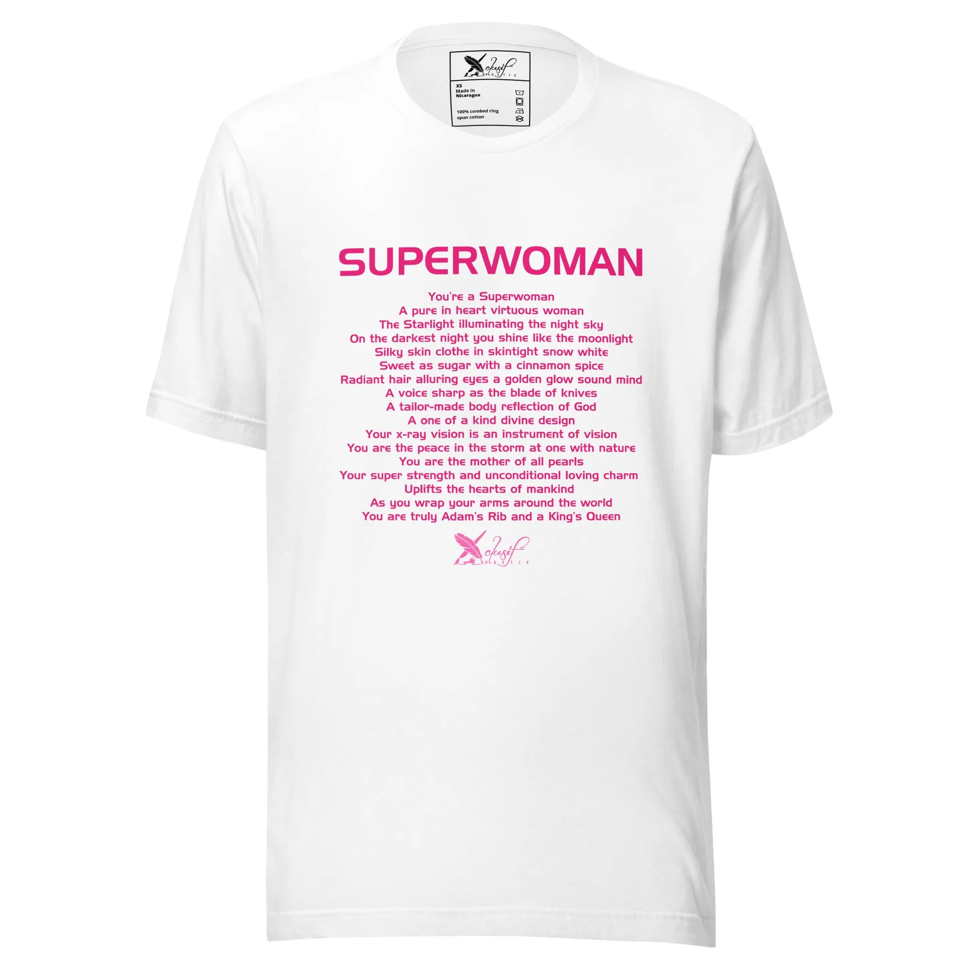 SUPERWOMAN BY XCLUSIF POETIX Unisex t-shirt