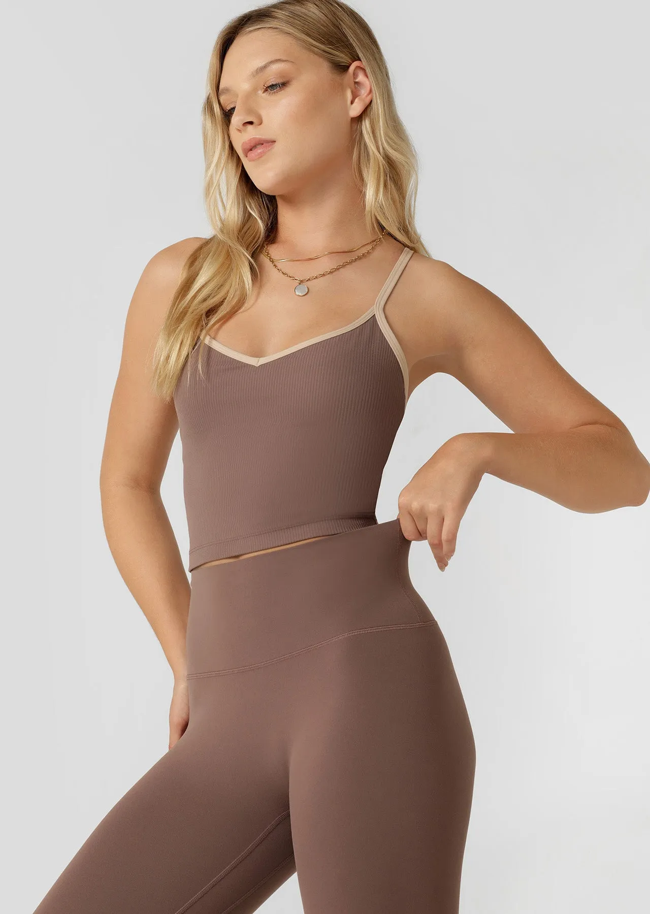 Sweetheart Tank Bra Combo | Stone
