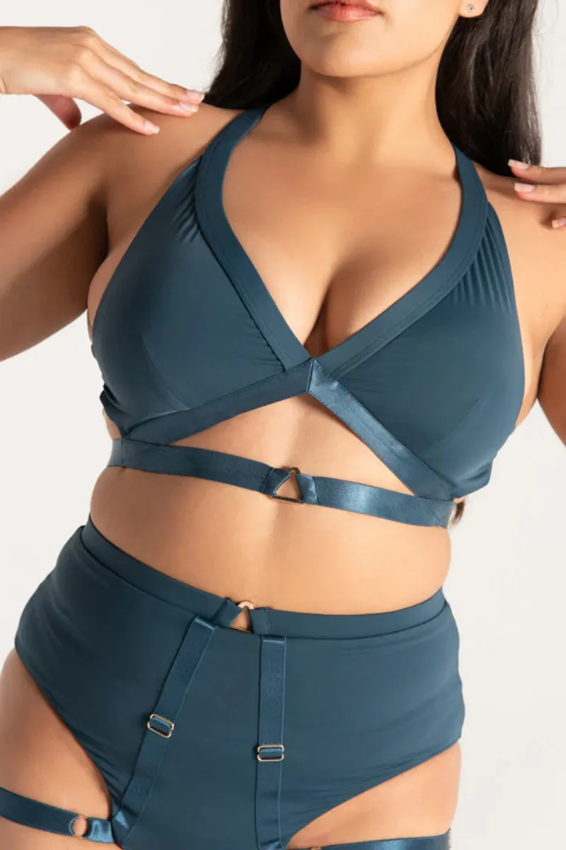Tatiana Active Tokio Top - Matte Teal