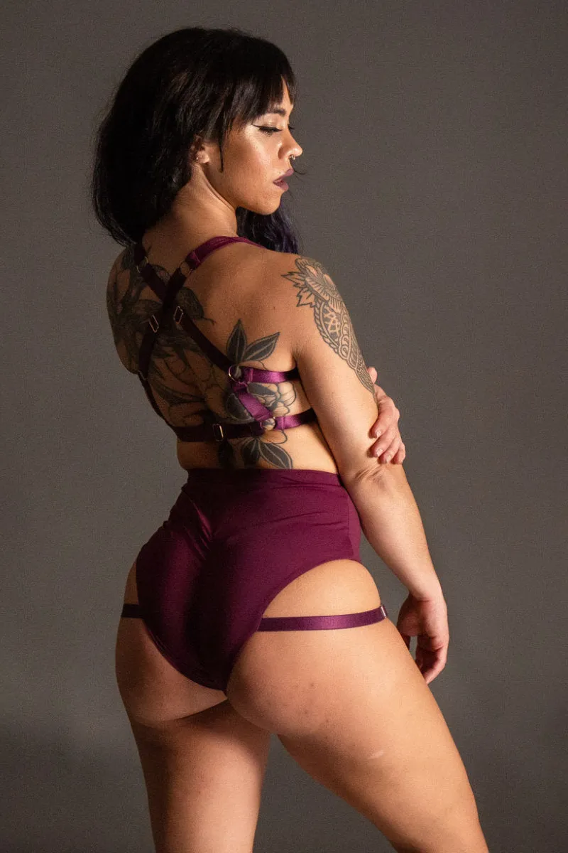 Tatiana Active Tokio Top - Matte Wine