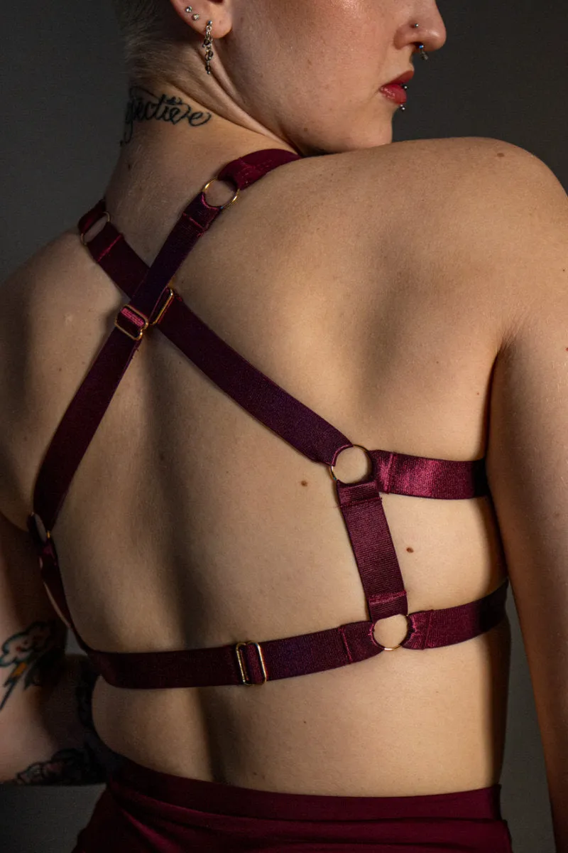 Tatiana Active Tokio Top - Matte Wine