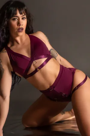 Tatiana Active Tokio Top - Matte Wine