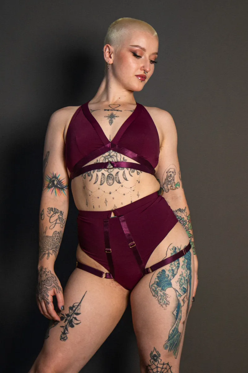 Tatiana Active Tokio Top - Matte Wine