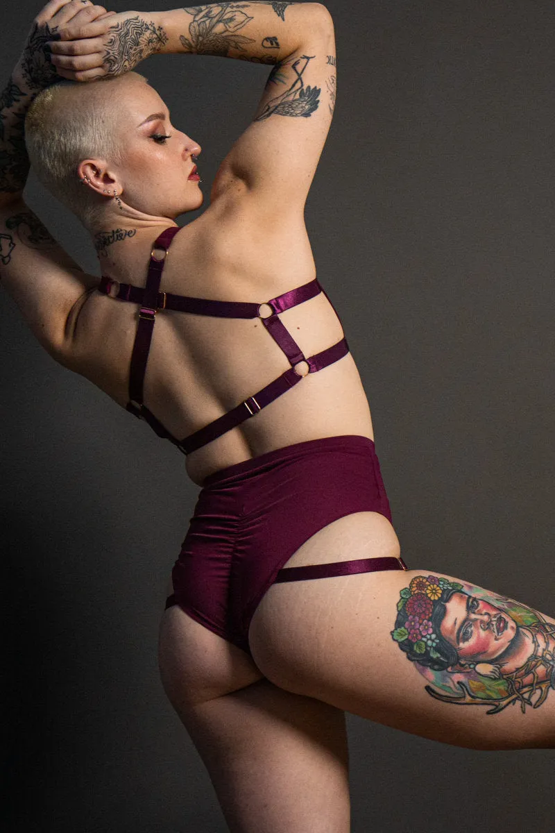 Tatiana Active Tokio Top - Matte Wine