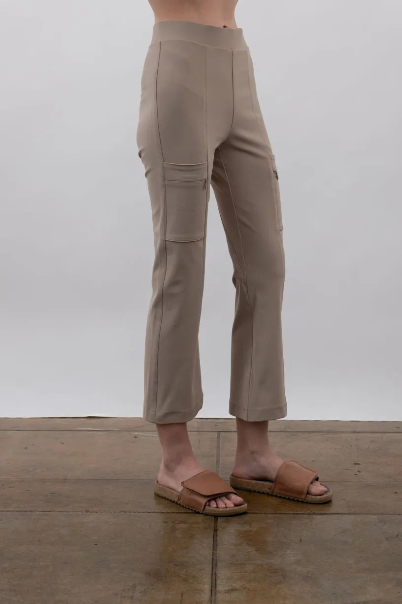 Tech Stretch Flare Legging with Utility Pockets - VISTA