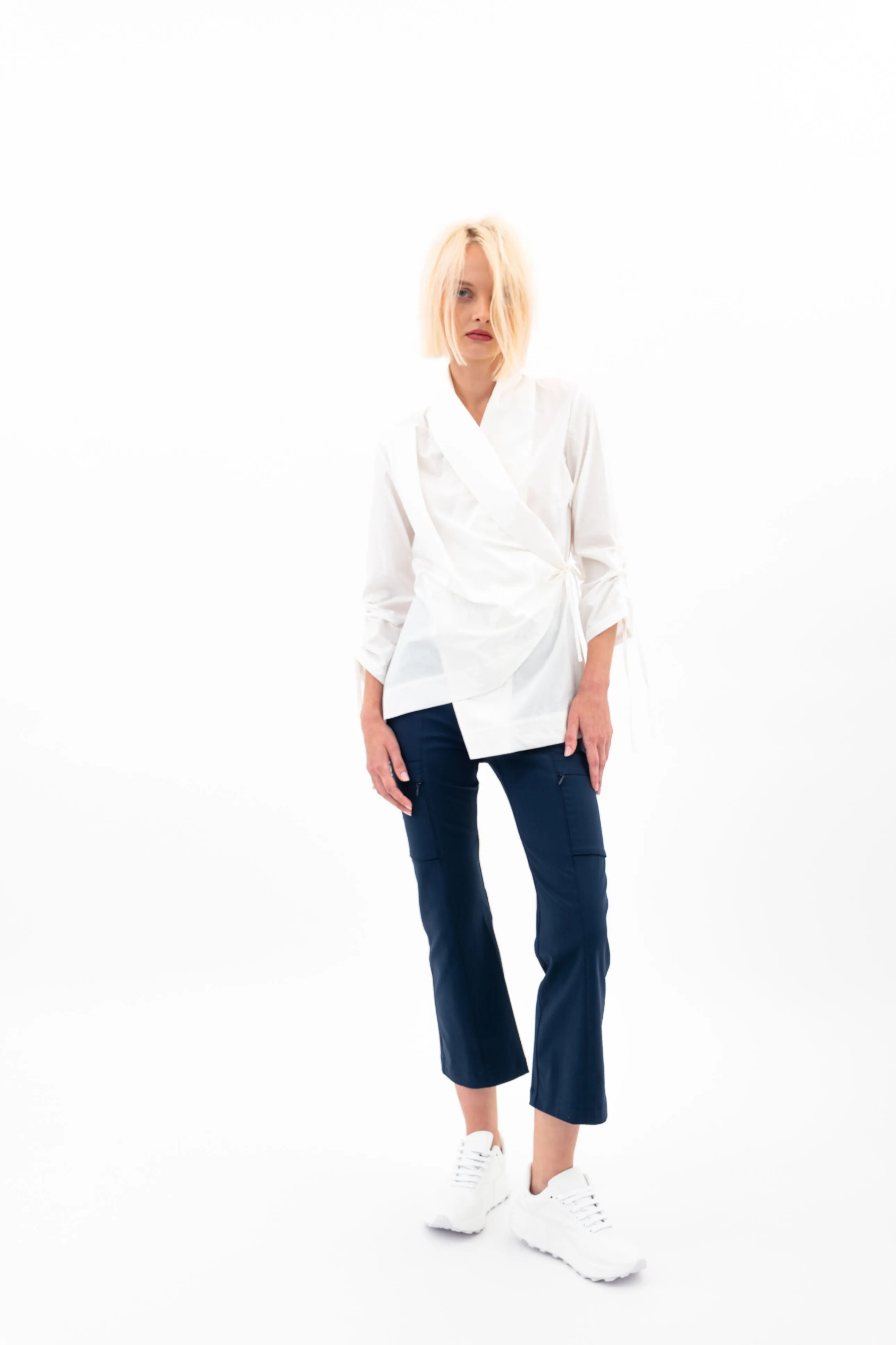 Tech Stretch Flare Legging with Utility Pockets - VISTA