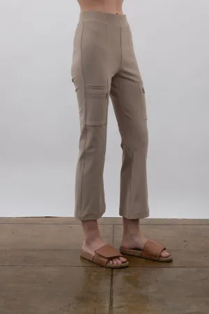Tech Stretch Flare Legging with Utility Pockets - VISTA