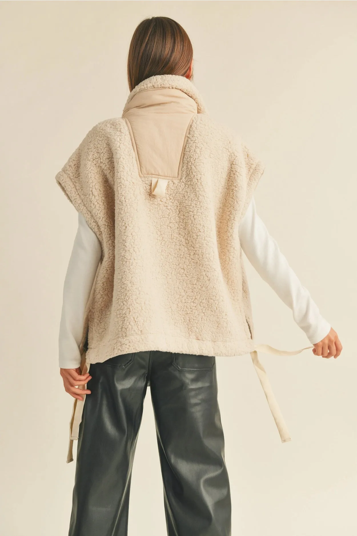 Teddy Sherpa Utility Vest