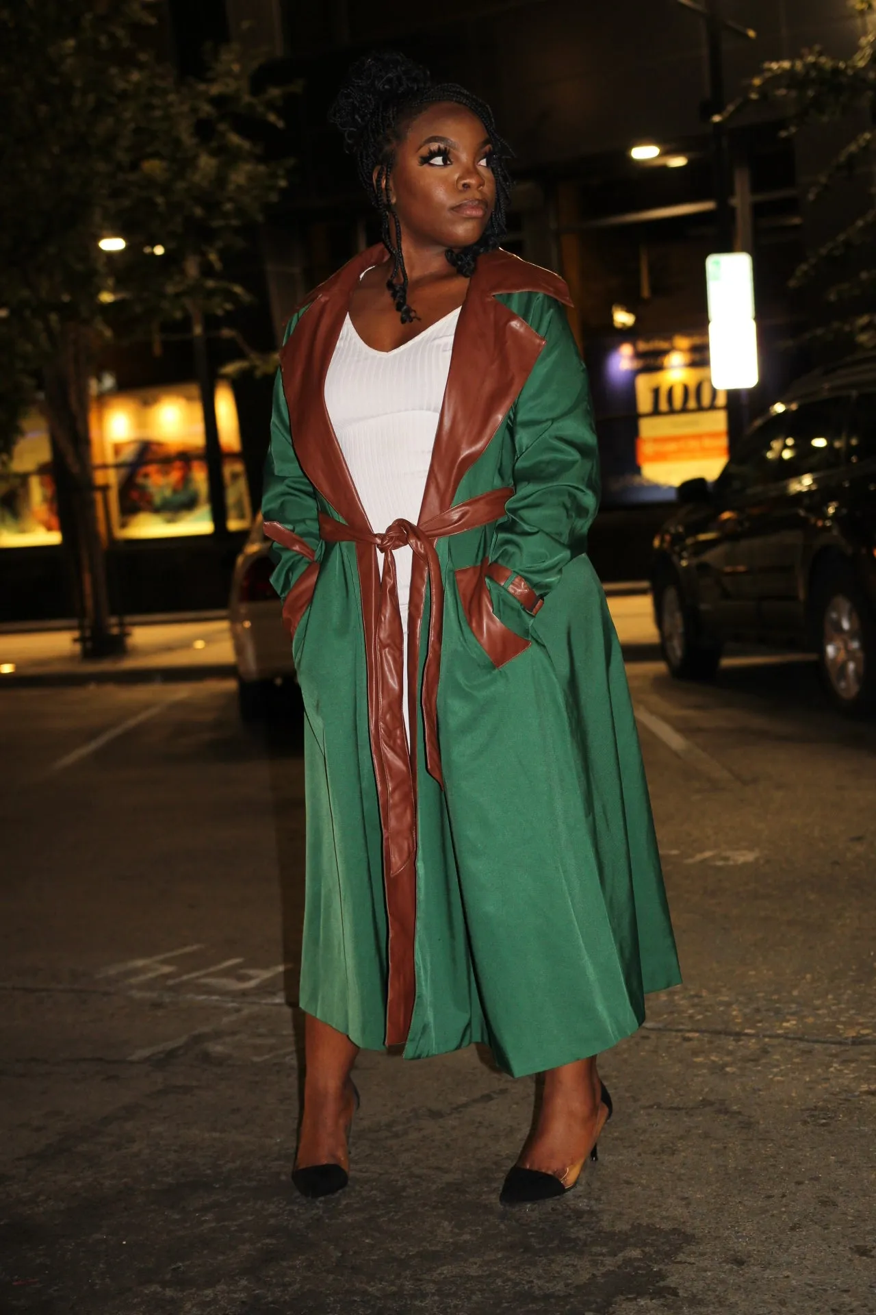 The Green Trench Coat