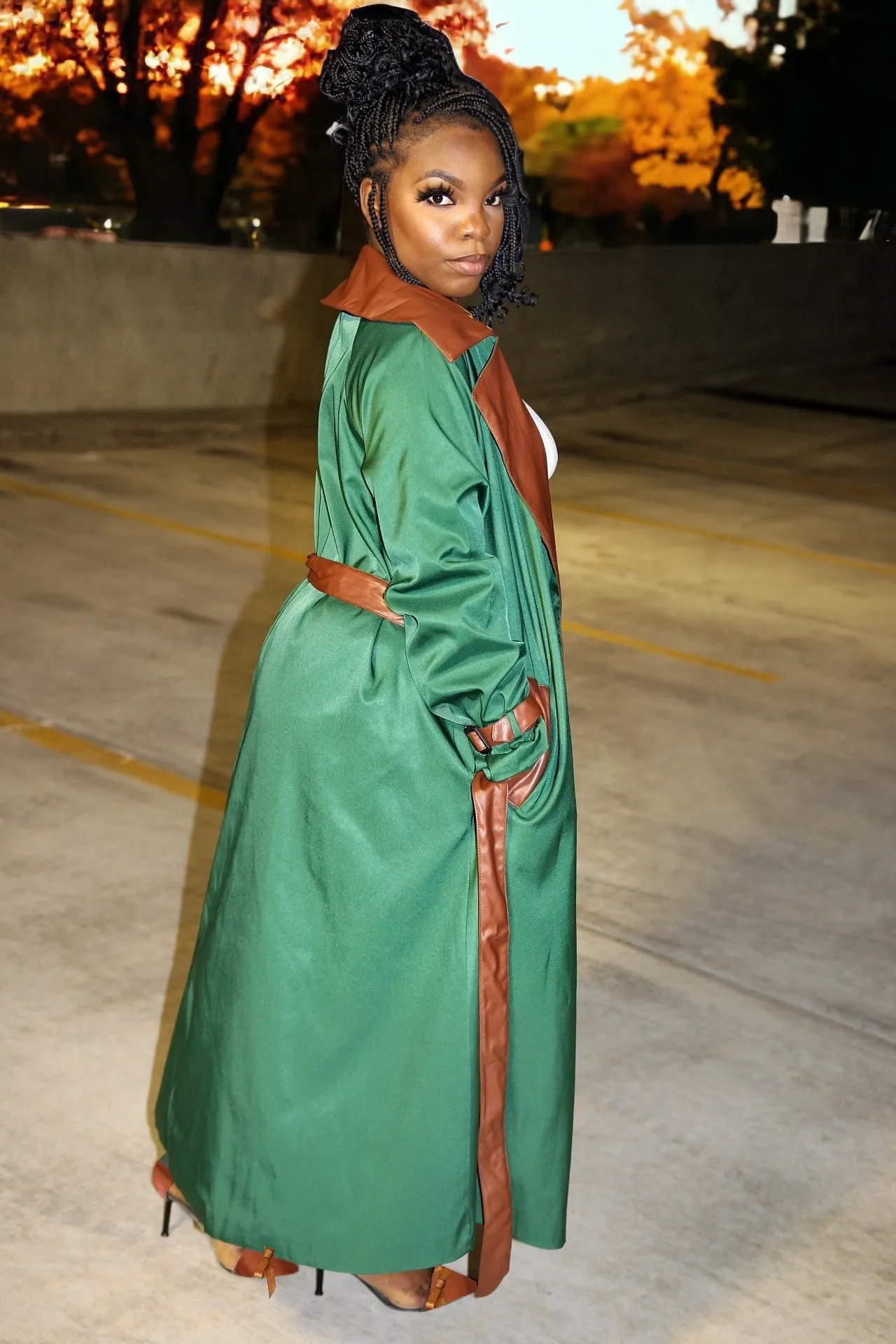 The Green Trench Coat
