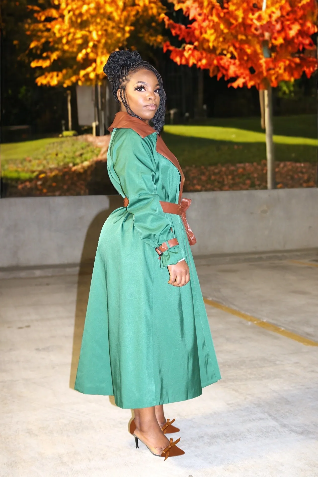The Green Trench Coat
