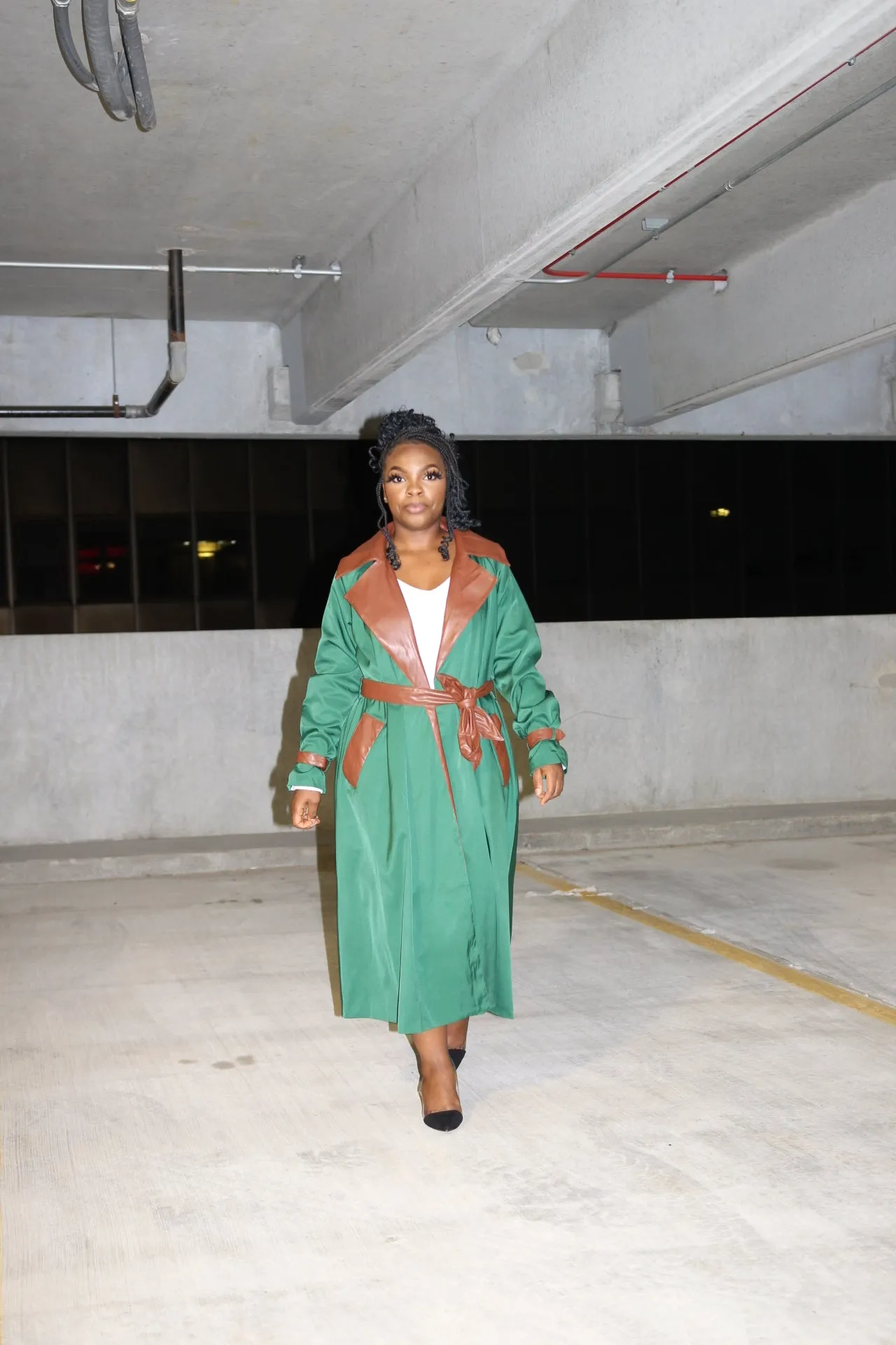 The Green Trench Coat
