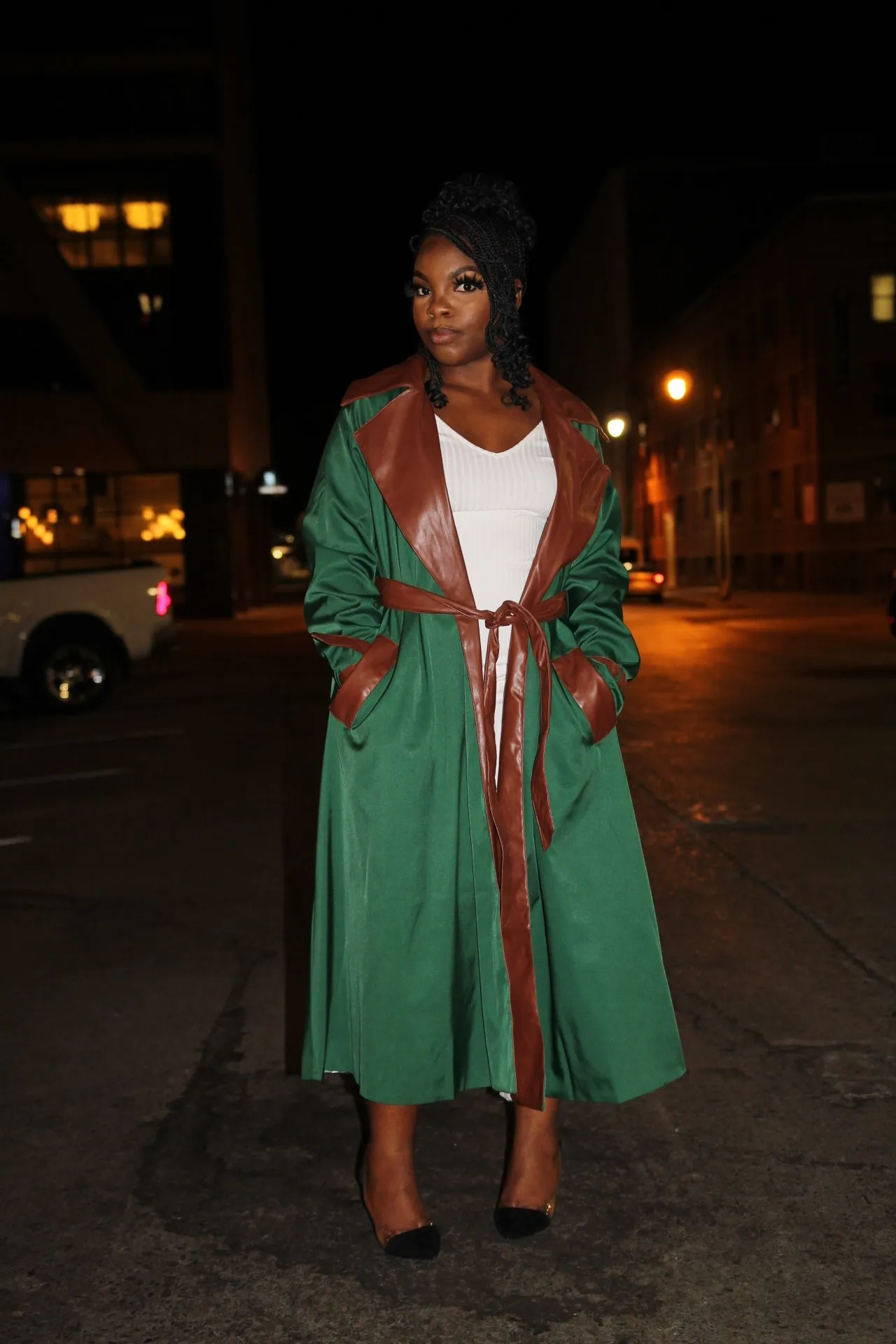 The Green Trench Coat