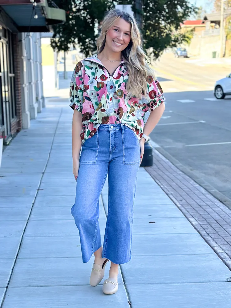 The Ollie Top - Pink Combo