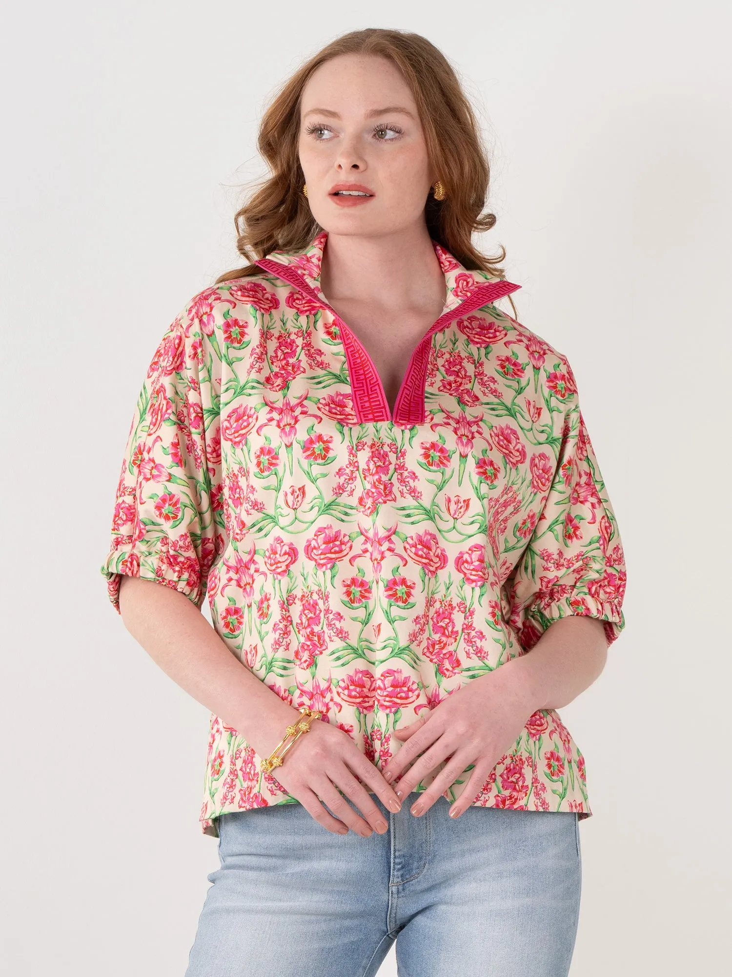 The Poppy Top - Garden Cheetah