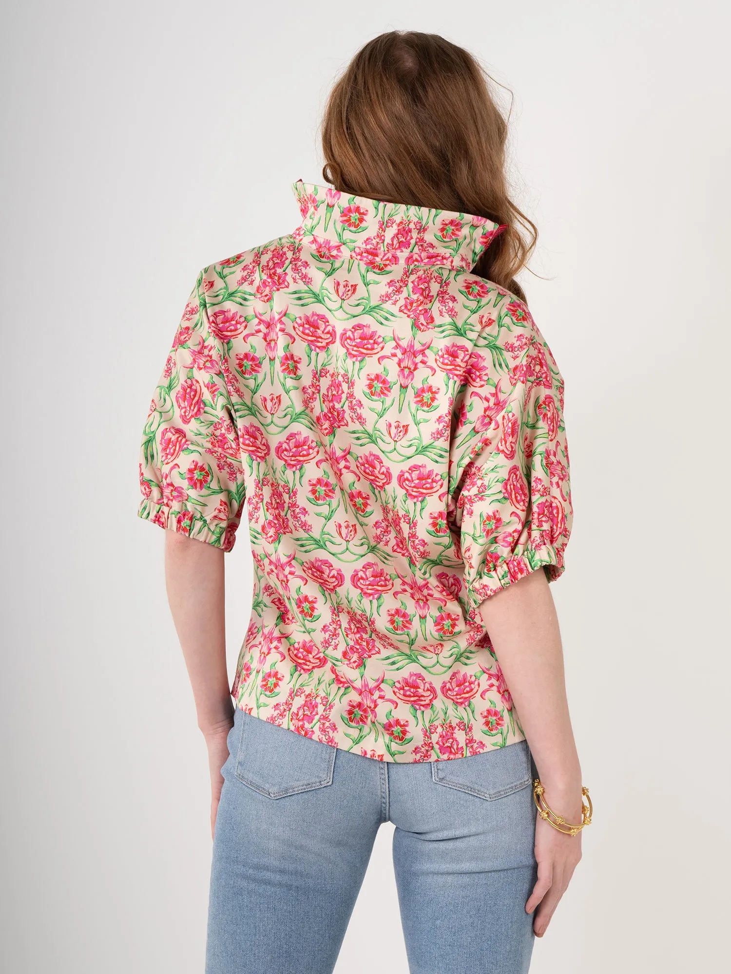 The Poppy Top - Garden Cheetah