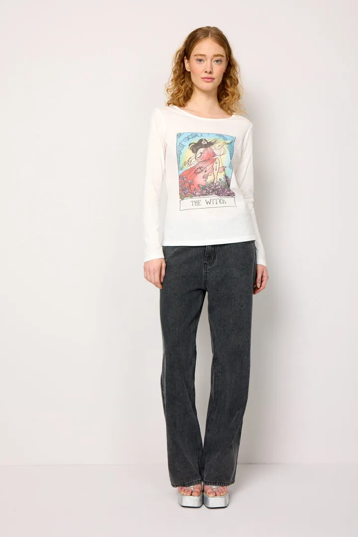 The Witch Long Sleeve - White