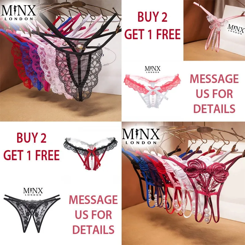 Thong | Panties | G String | G Strings | Crotchless Panties | Sexy Panties | Pearl Thong | Womens Thongs | See Through Panties | Lace Thong