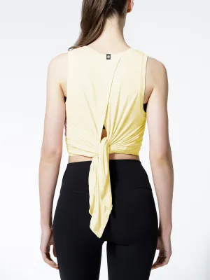 TIE BACK TRAINING TANK, JASMINE