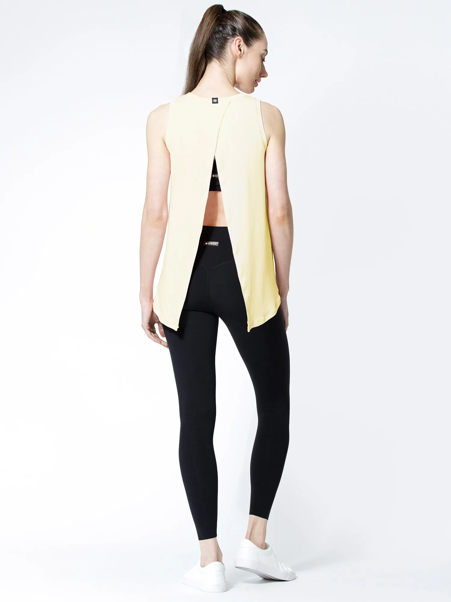 TIE BACK TRAINING TANK, JASMINE