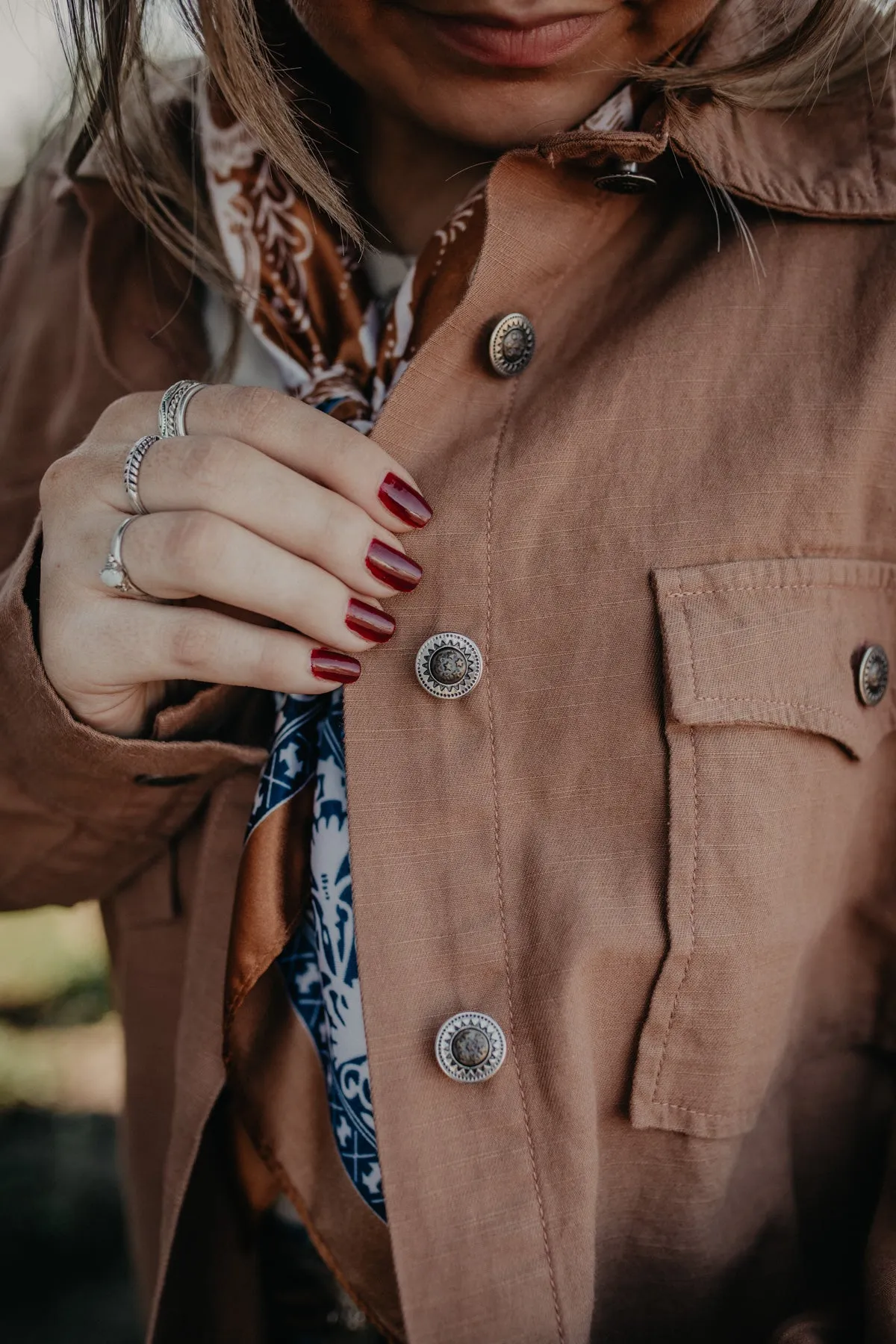'Tombstone' Tan Lightweight Utility Jacket (L & XL Only)