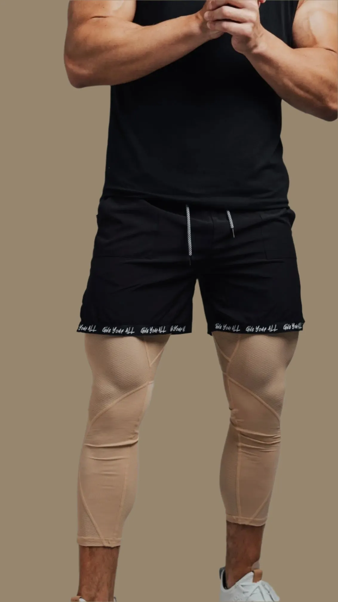 Total War Battle Vented Mesh Training Tight - King’s Gold