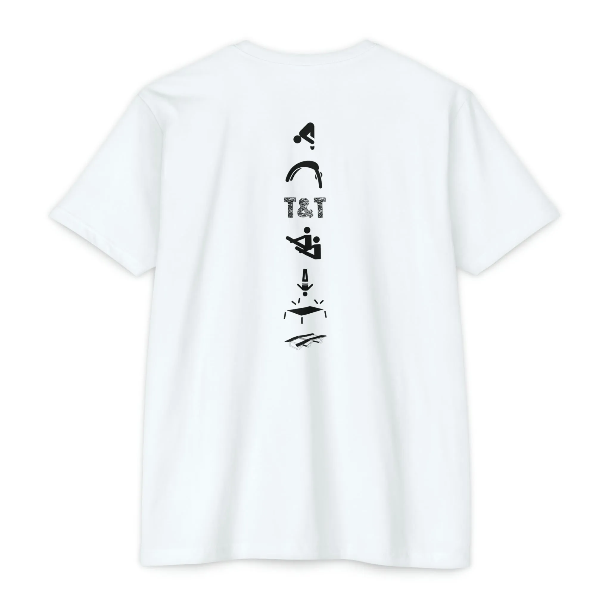 Trampoline & Tumbling Events Spine T-Shirt
