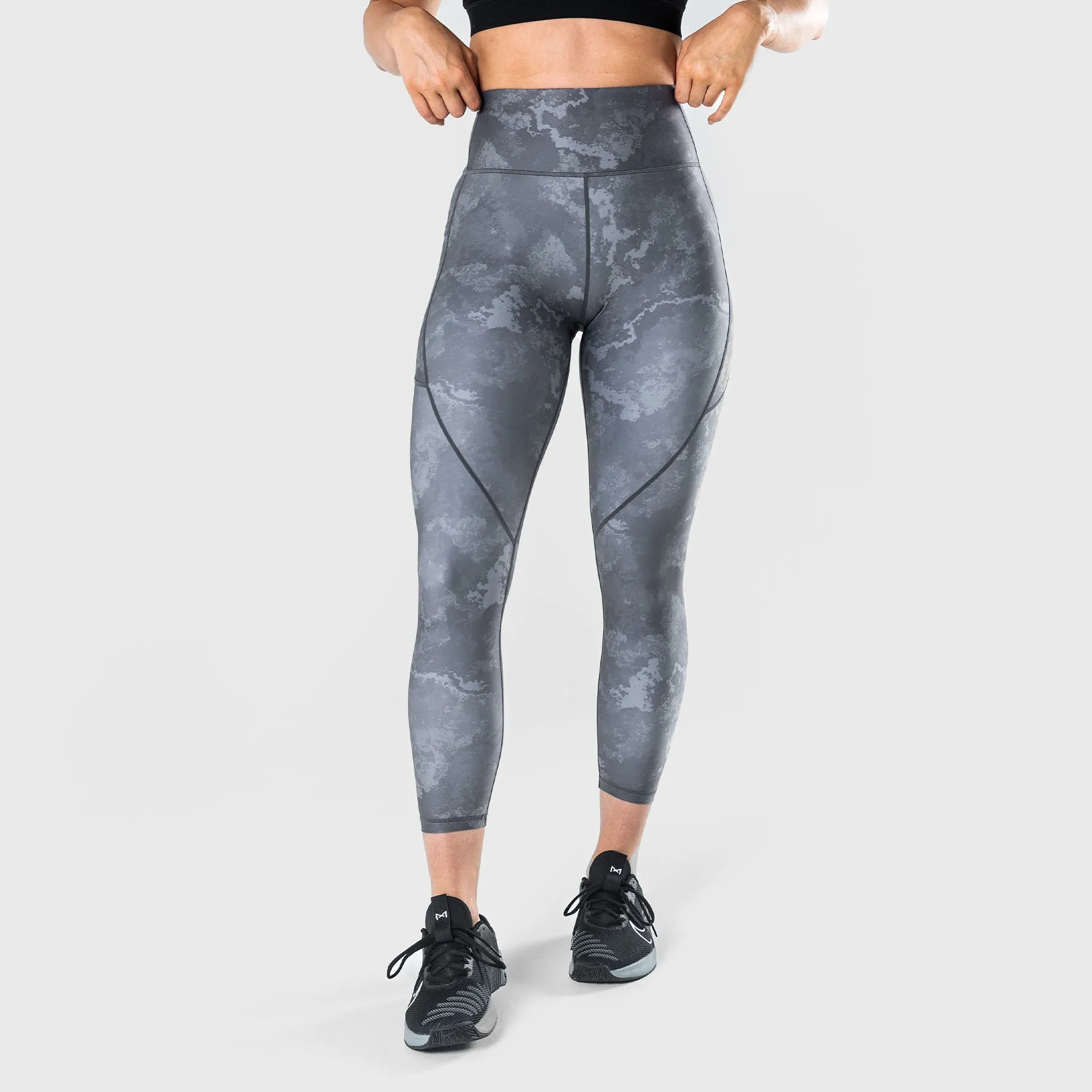 TWL - WOMEN'S ENERGY HIGH WAISTED 7/8TH TIGHTS - SHADOW ONYX