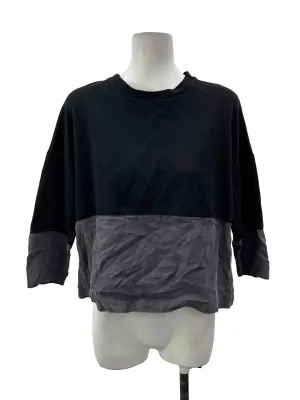 Two Tone Round Neck Top