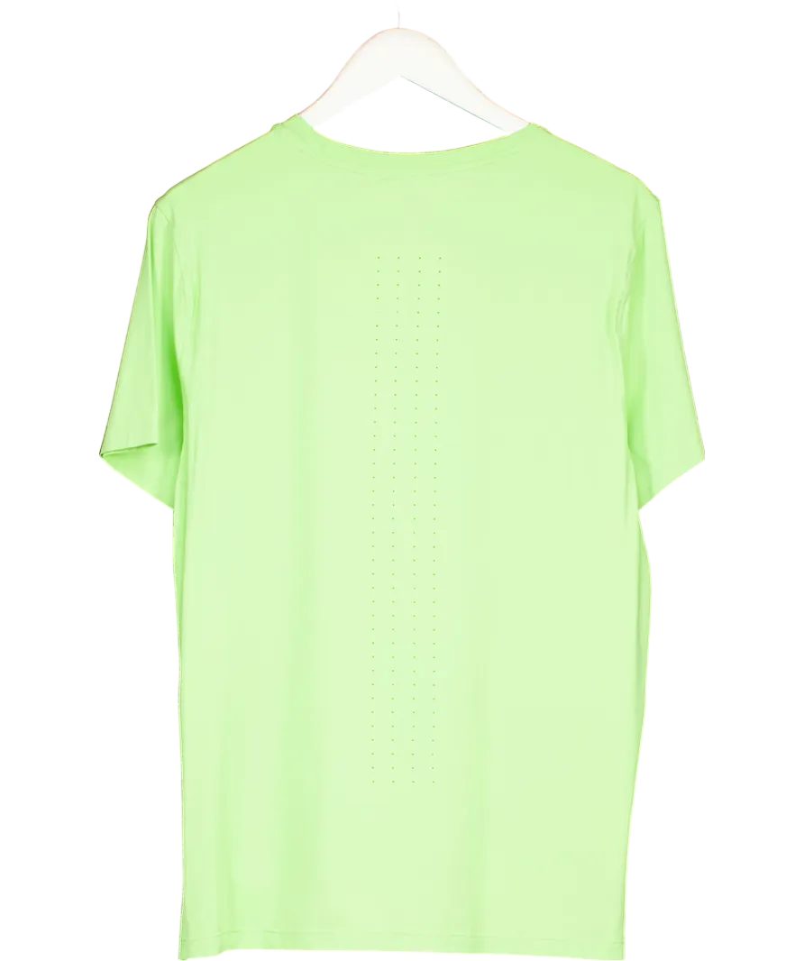 Under Armour Green Launch Elite Graphic Short Sleeve T-shirt UK M