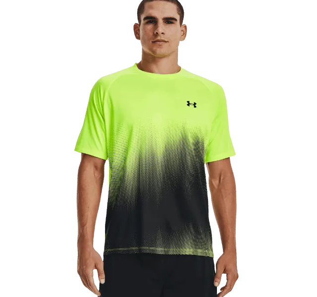 Under Armour Tech Fade T-Shirt - Lime Surge