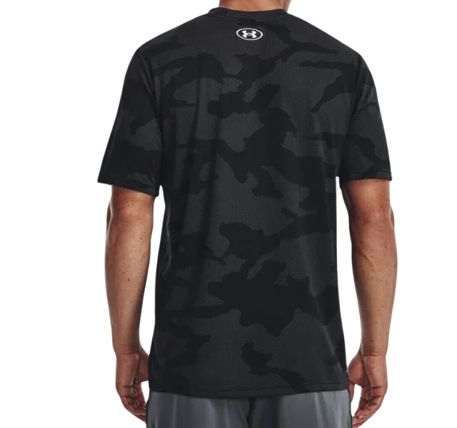 Under Armour Tech Velocity Jacquard Camo T-Shirt - Black