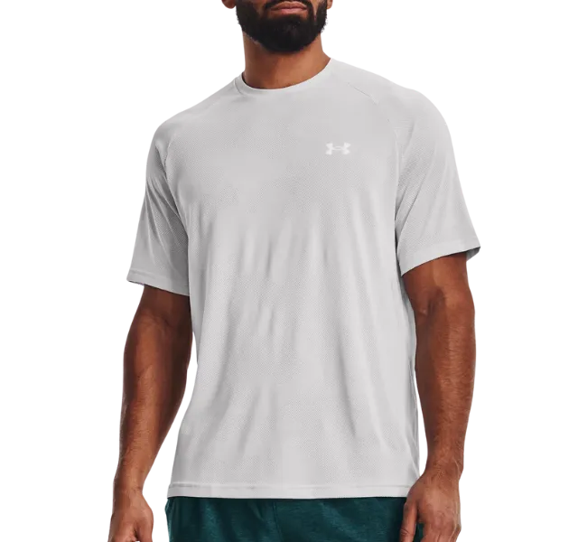 Under Armour Velocity Jacquard T-Shirt - Windrunner - Speedpocket Shorts Outfit - White/Blue