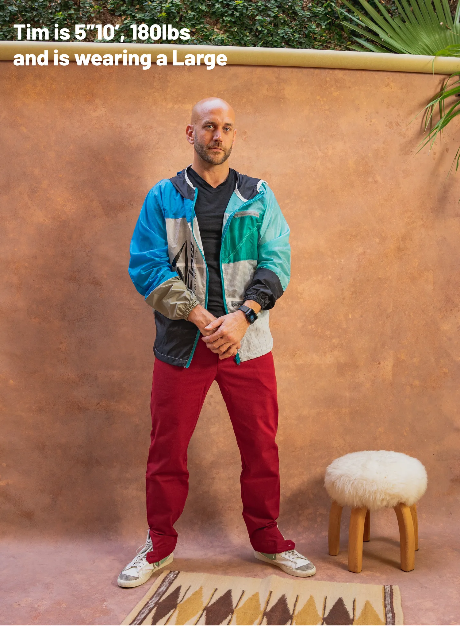 Upcycled Parachute Jacket (Large - L.a.03.23)