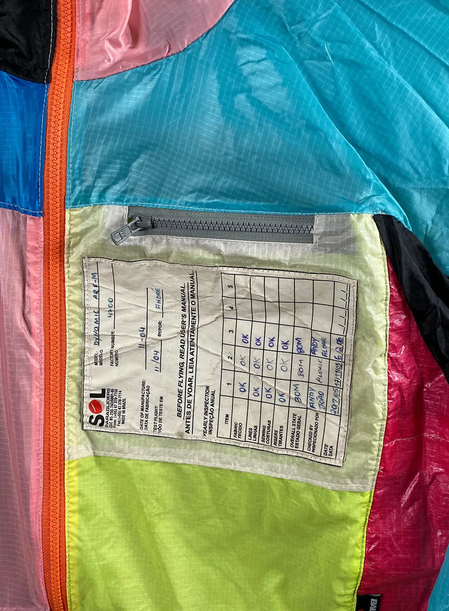 Upcycled Parachute Jacket (Large - L.a.12.22)