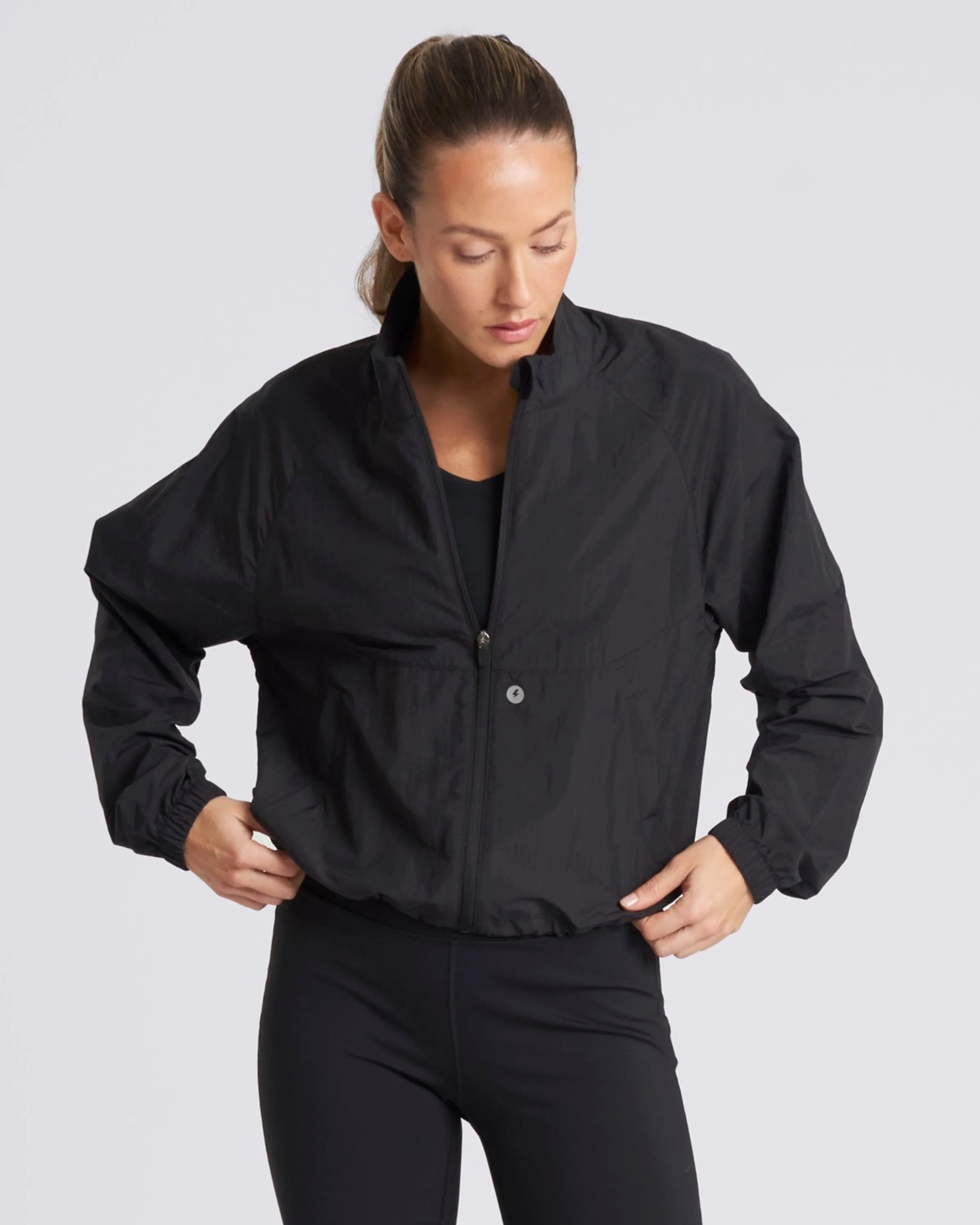 UrbanOne Lightweight Windbreaker Black