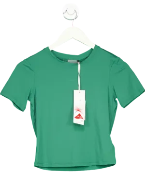 USA Pro Green Usa Pro Fitted Tee UK 8