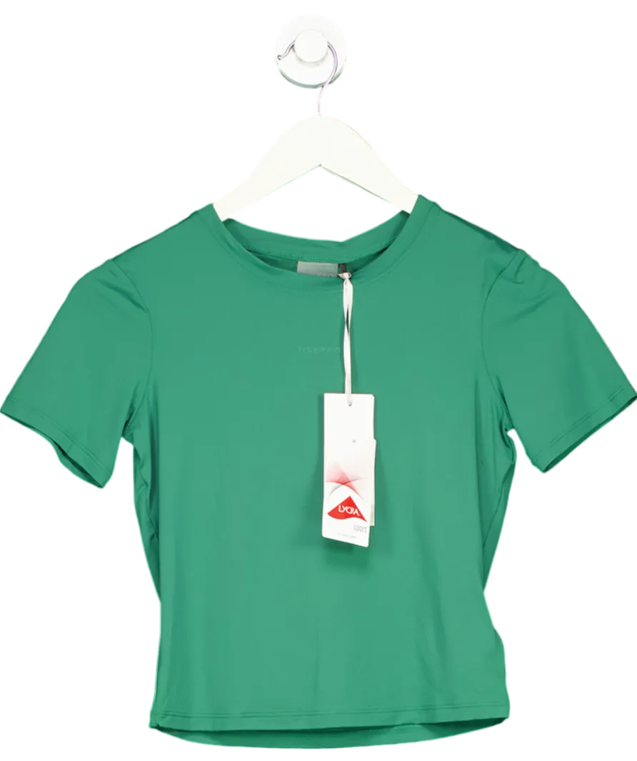 USA Pro Green Usa Pro Fitted Tee UK 8