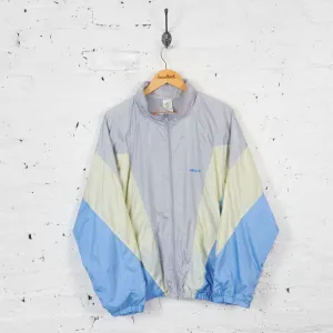 Vintage Adidas Pastel Windbreaker Jacket - Grey - XL