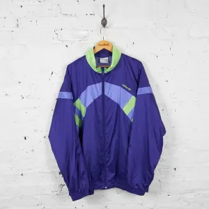 Vintage Adidas Windbreaker Jacket - Purple - L