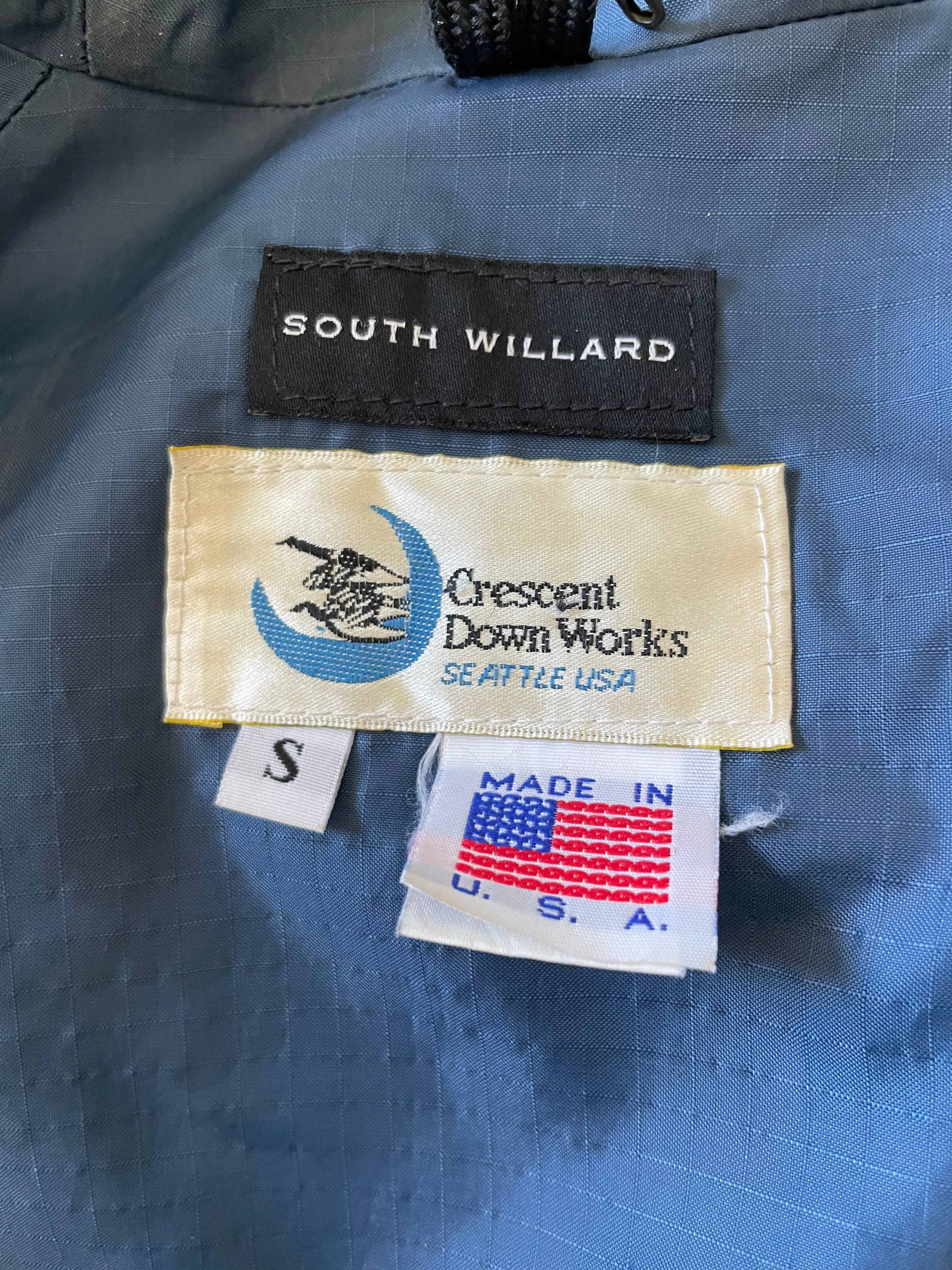 Vintage Crescent Down Works Blue Utility Jacket