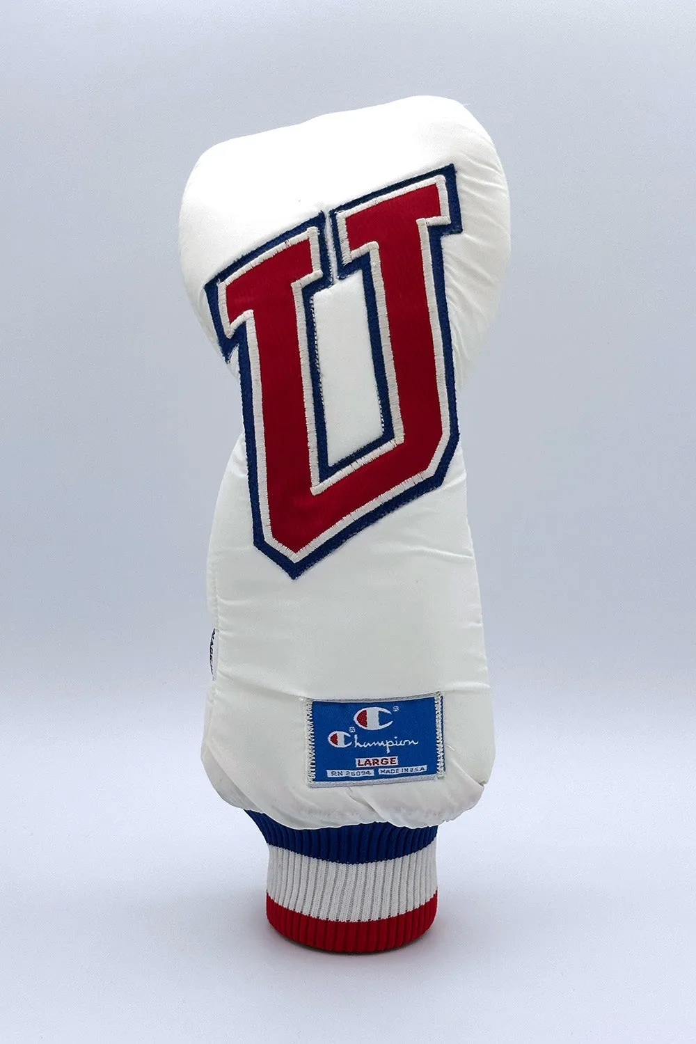 Vintage Custom Head Cover Set  / Driver / 1W / Fairway Wood / FW / Utility / Hybrid / UT / White / OGHCP001-USA Set