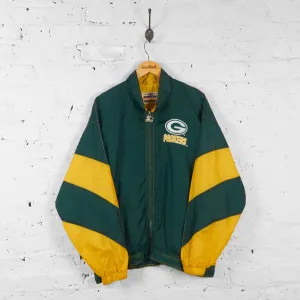 Vintage Green Bay Packers NFL Windbreaker Jacket - Green - L