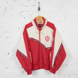 Vintage Indianna Hoosiers Basketball Windbreaker Jacket - Red- XL
