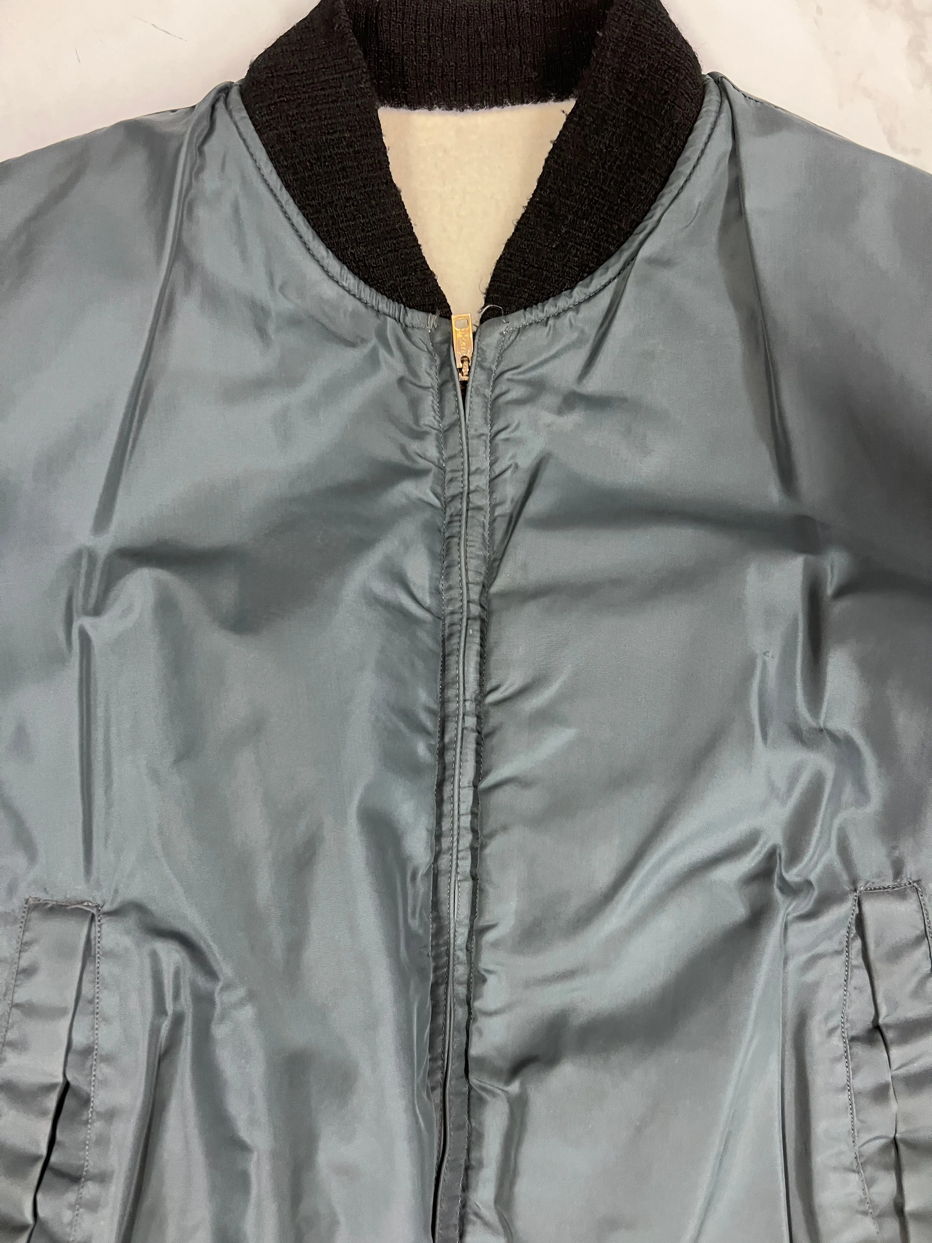 Vintage McGregor Mens Zip Waist Jacket Reversible 1950S 46 Chest