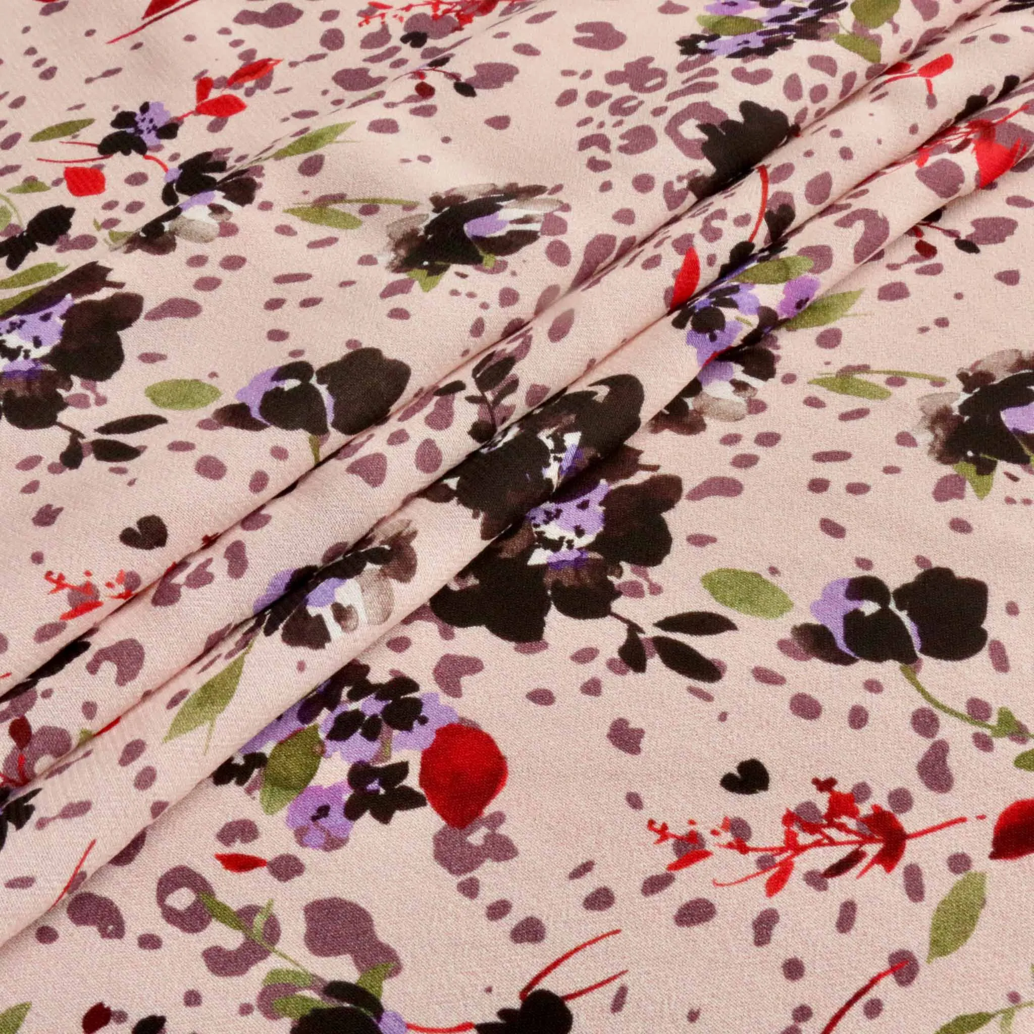 Viscose Georgette Fabric - Dusty pink