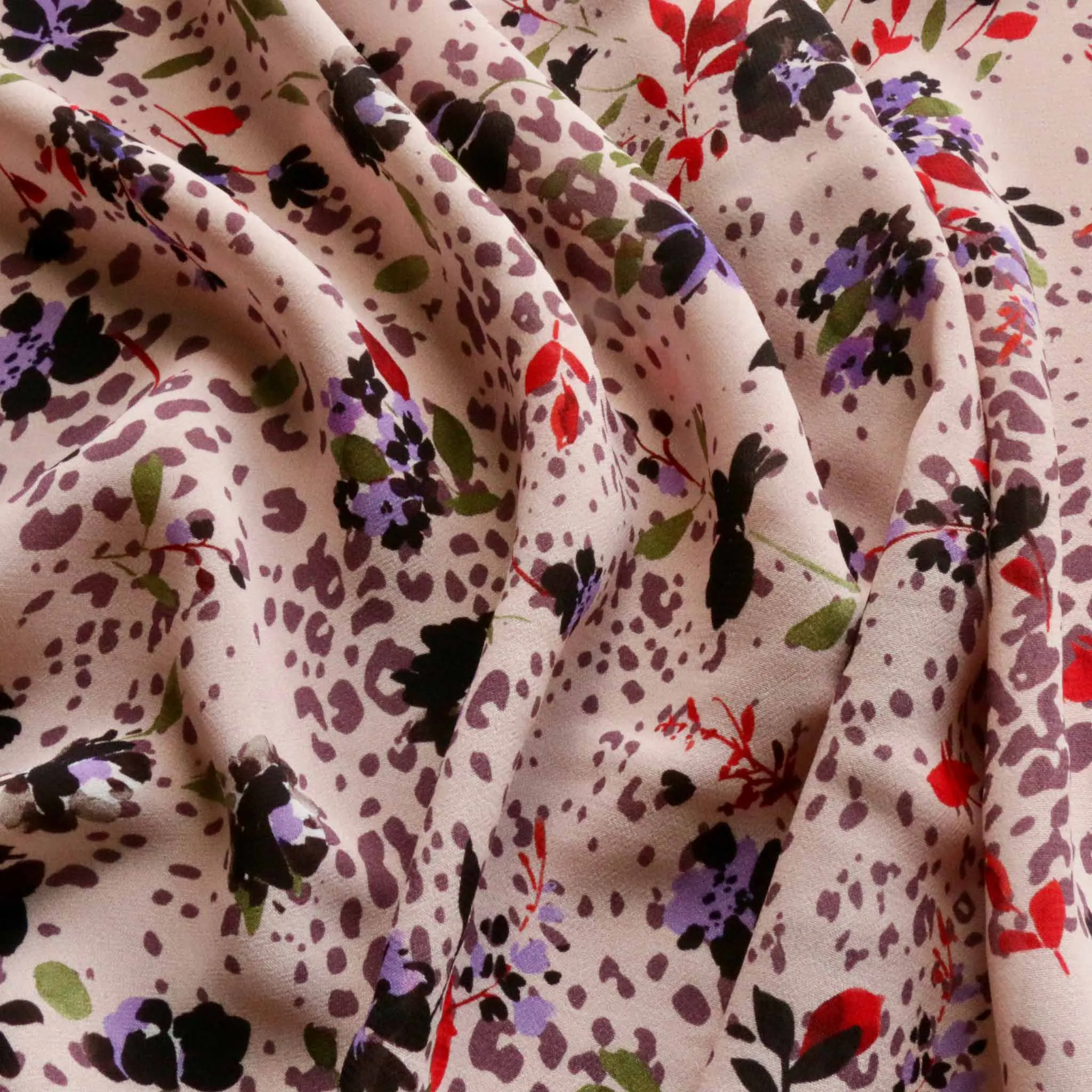 Viscose Georgette Fabric - Dusty pink