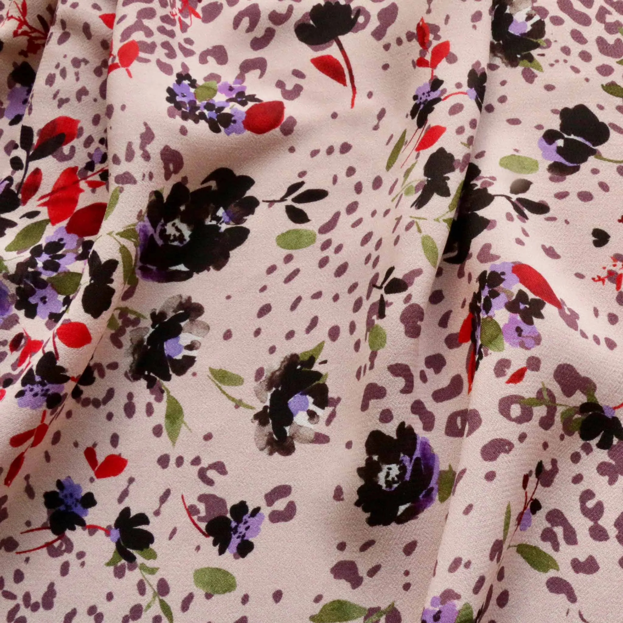 Viscose Georgette Fabric - Dusty pink