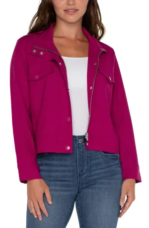 Vivacious Cropped Field Jacket