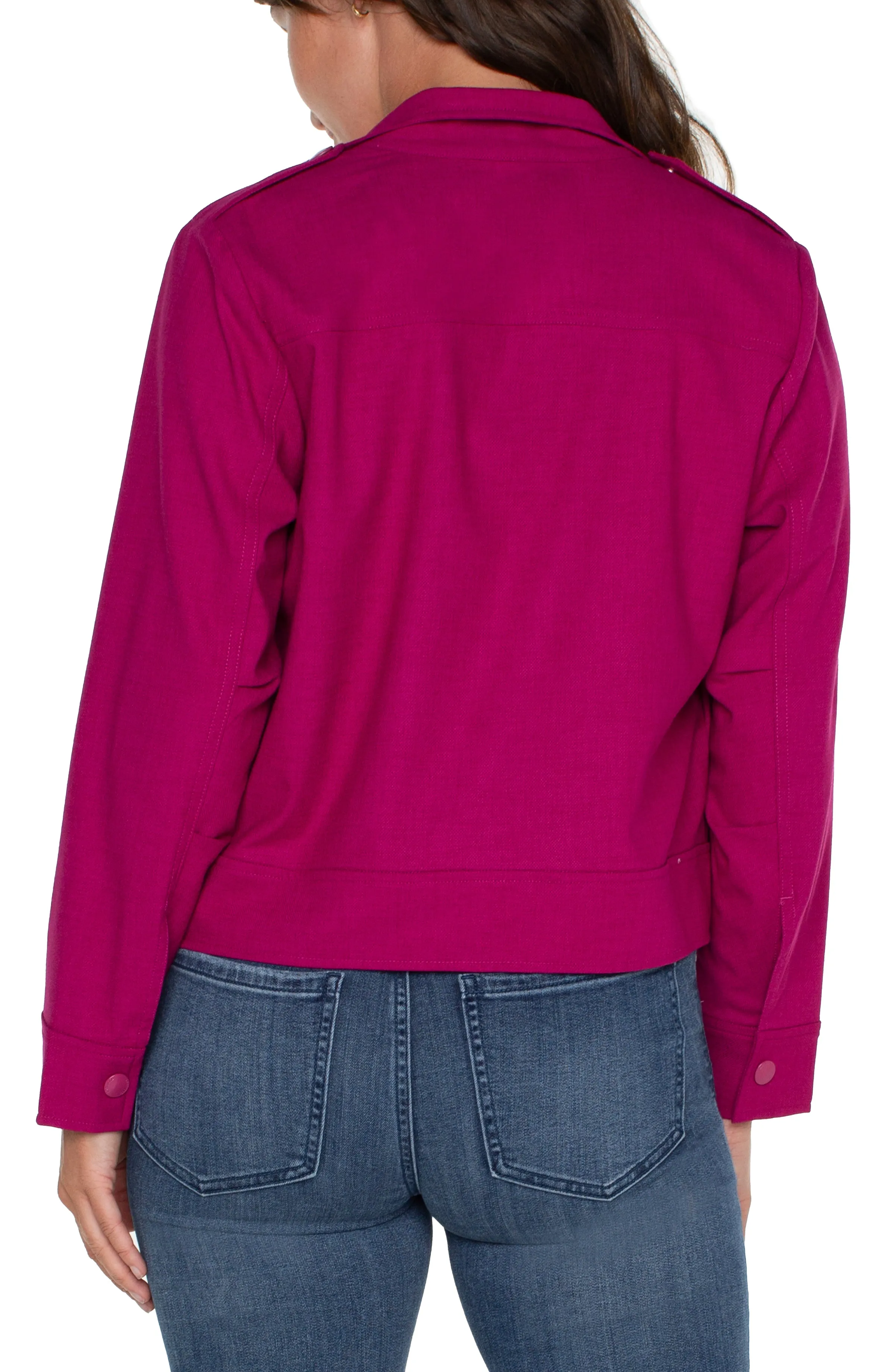 Vivacious Cropped Field Jacket